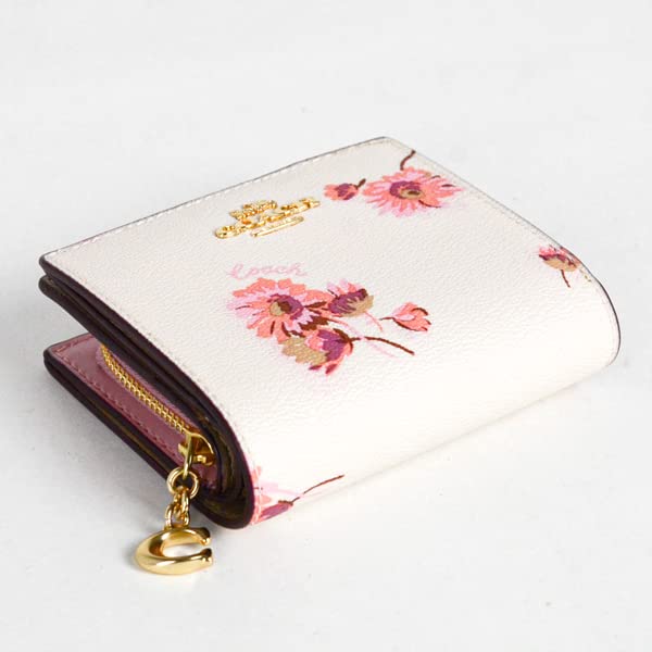 Outlet Wallet Bifold Wallet C8691 IMCAH Floral Pattern [Coach] Women's (Chalk Multi)