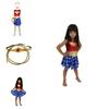 Wonder Woman Baby Costume Dress With Rope For Superhero Girls