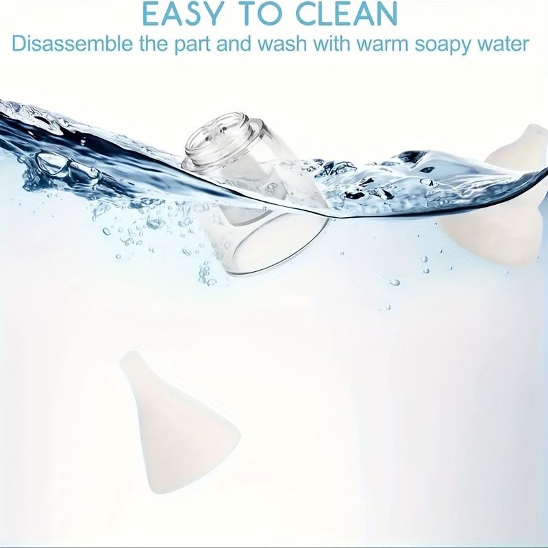 Novo limpador nasal recarregável para bebês, silicone, sucção ajustável, elétrico, aspirador nasal infantil, saúde, segurança, prático, baixo ruído