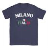 Oversized TShirt Italy Flag Cotton TShirts  Fashion Tshirt for Unisex Summer YK Casual Custom DIY Short Sleeve Top Tees