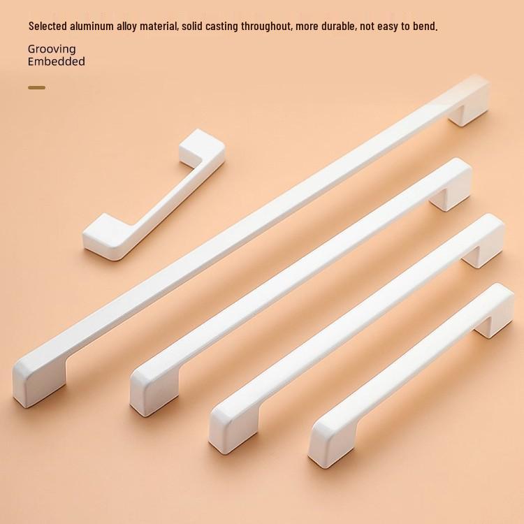 American White Aluminum Alloy Cabinet Handle