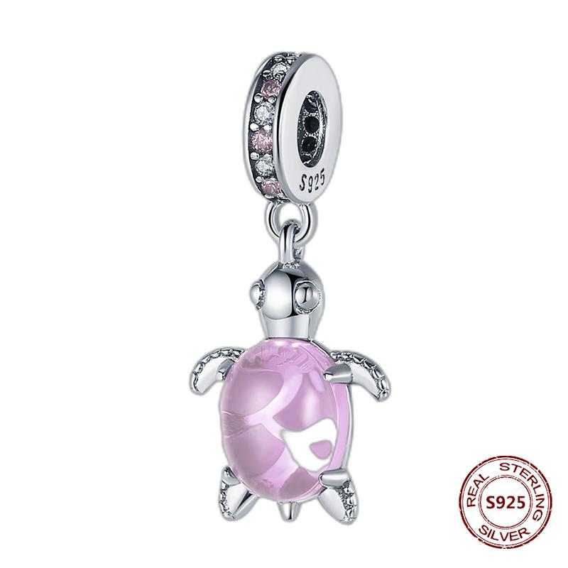Chameleon Luminous Firefly Charm Fit  S925 Original Bracelets Butterfly S925 Silver Beads For DIY Jewelry Birthday Gift