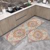 Stylish Non-Slip Kitchen Floor Mats: Dirt-Resistant, Water-Absorbing, Oil-Absorbing, Long Combination Set