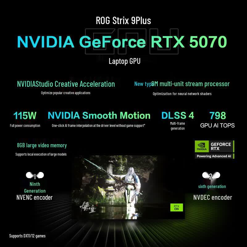 ROG Strix Scar 18 Gaming Laptop (Ultra 9 275HX, RTX 5070) (CN version)