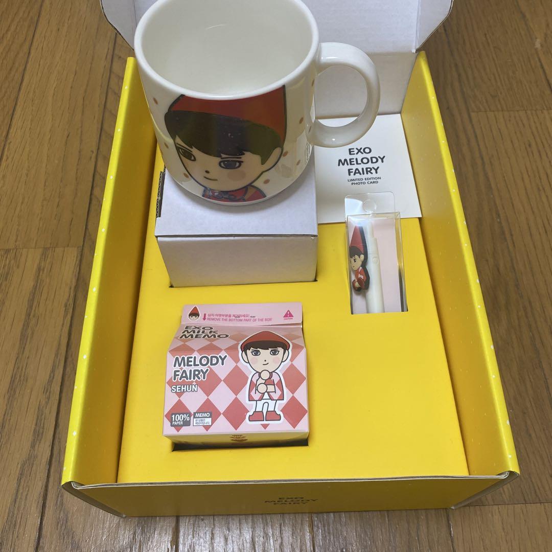 

[USED] EXO 7th MELODY FAIRY yellow gift Sehun