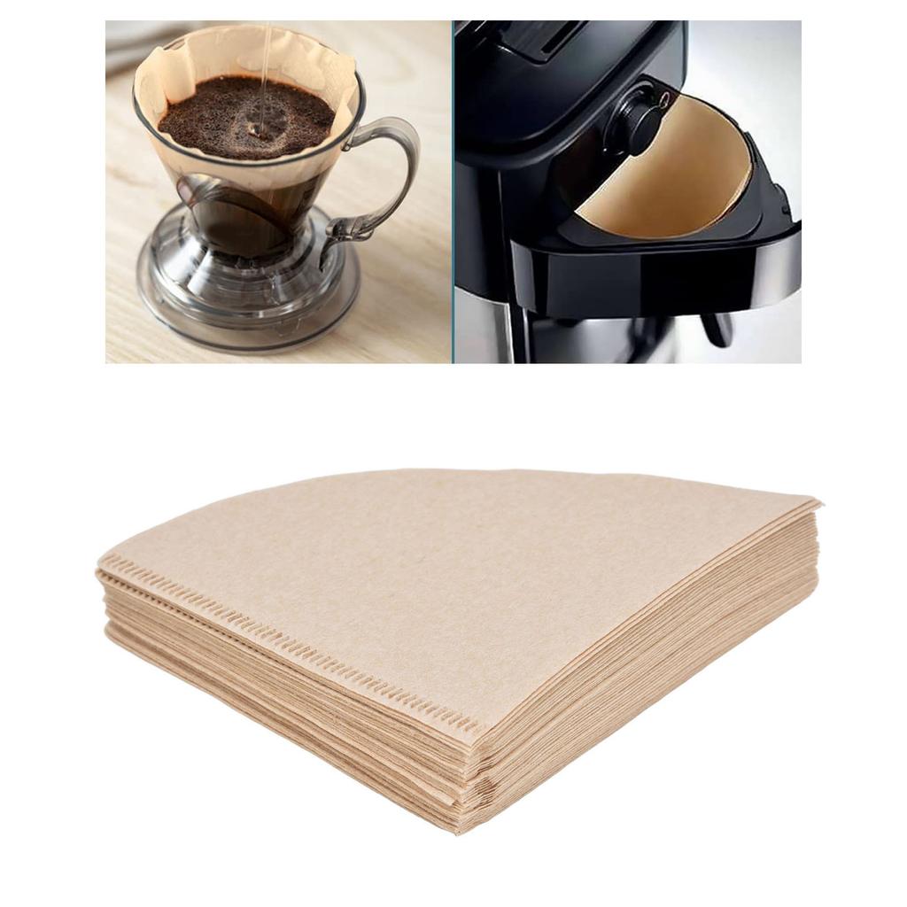 40PcsCelsiusBag Coffee Filter Paper Unbleached Disposable Wood Pulp Paper Cone Shape for Drip Coffee Maker