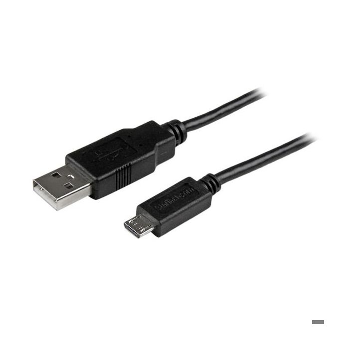 Câble de charge / synchronisation mobile USB A vers Micro B slim - STARTECH - 15 cm - Noir