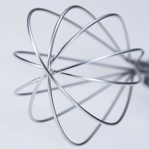 Takagi Stainless Steel Whisk, Dark Brown, 26cm Long, Hand-Fit, Perfect for Baking, Cooking, and More, Handle Fits in the Hand, Dishwasher Safe, Made i