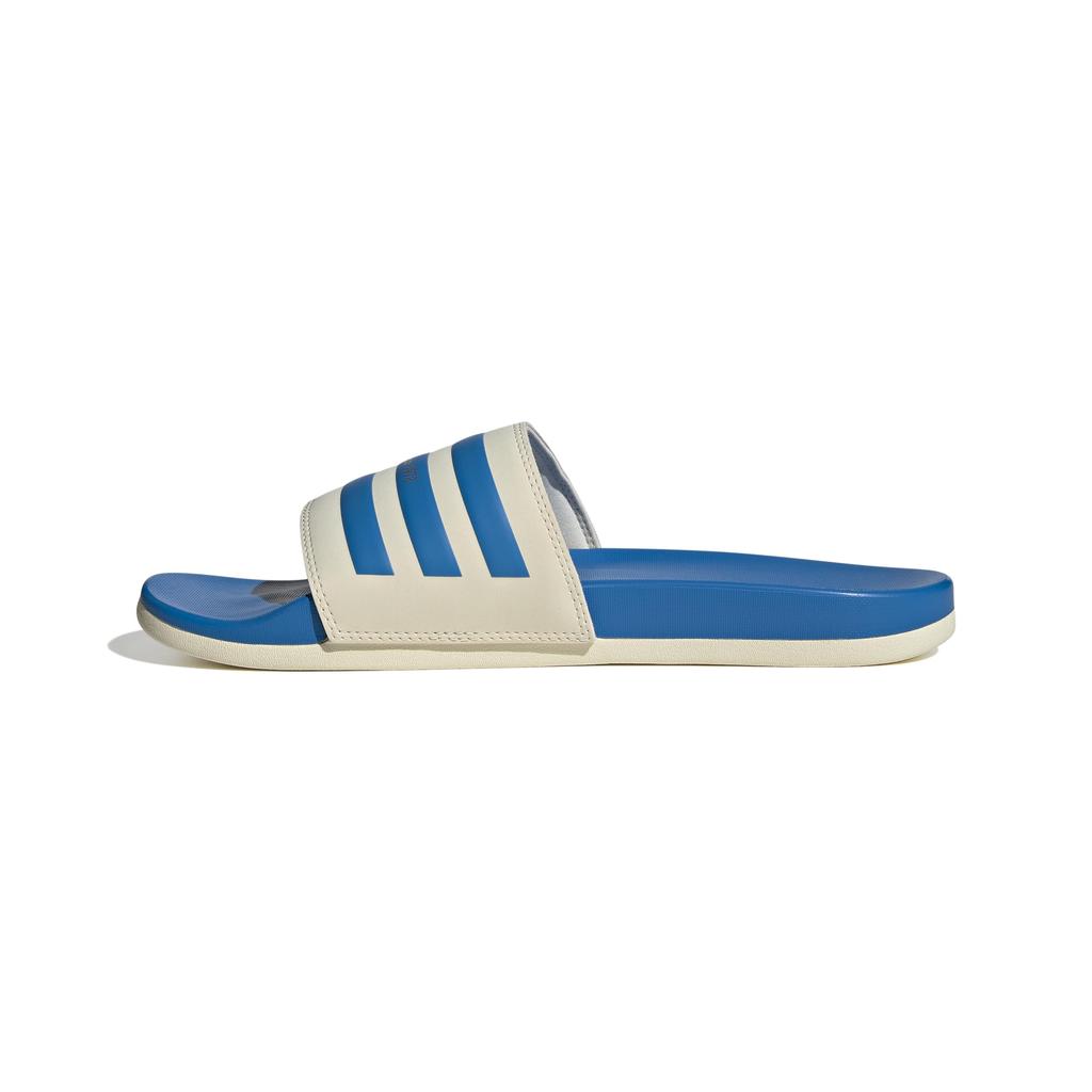 Adidas Adilette Comfort Sports Wonder Metallic Size Cm Sandals, White/Blue Rush/Gold (GW8753), 22.5