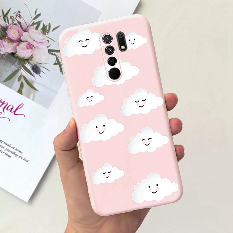 For Xiaomi Redmi 9 Cute Animal Cartoon Phone Case For Redmi 9 Prime Redmi9 China Version Candy Color Soft Silicon TPU Back Cover
