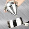 Portable Pourover Coffee Filter Funnel with Double Layer Screen for Travel Office Home Use Stable Base Prevent Spill