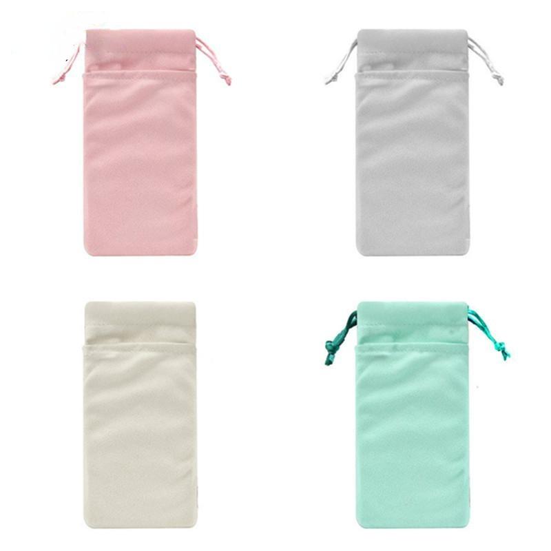 

1шт 18x10cm Портативный Power Bank Сумка Двойной слой Защитный мешок Чех для наушников Заряд данных Кабель хранения Drawstring мешок