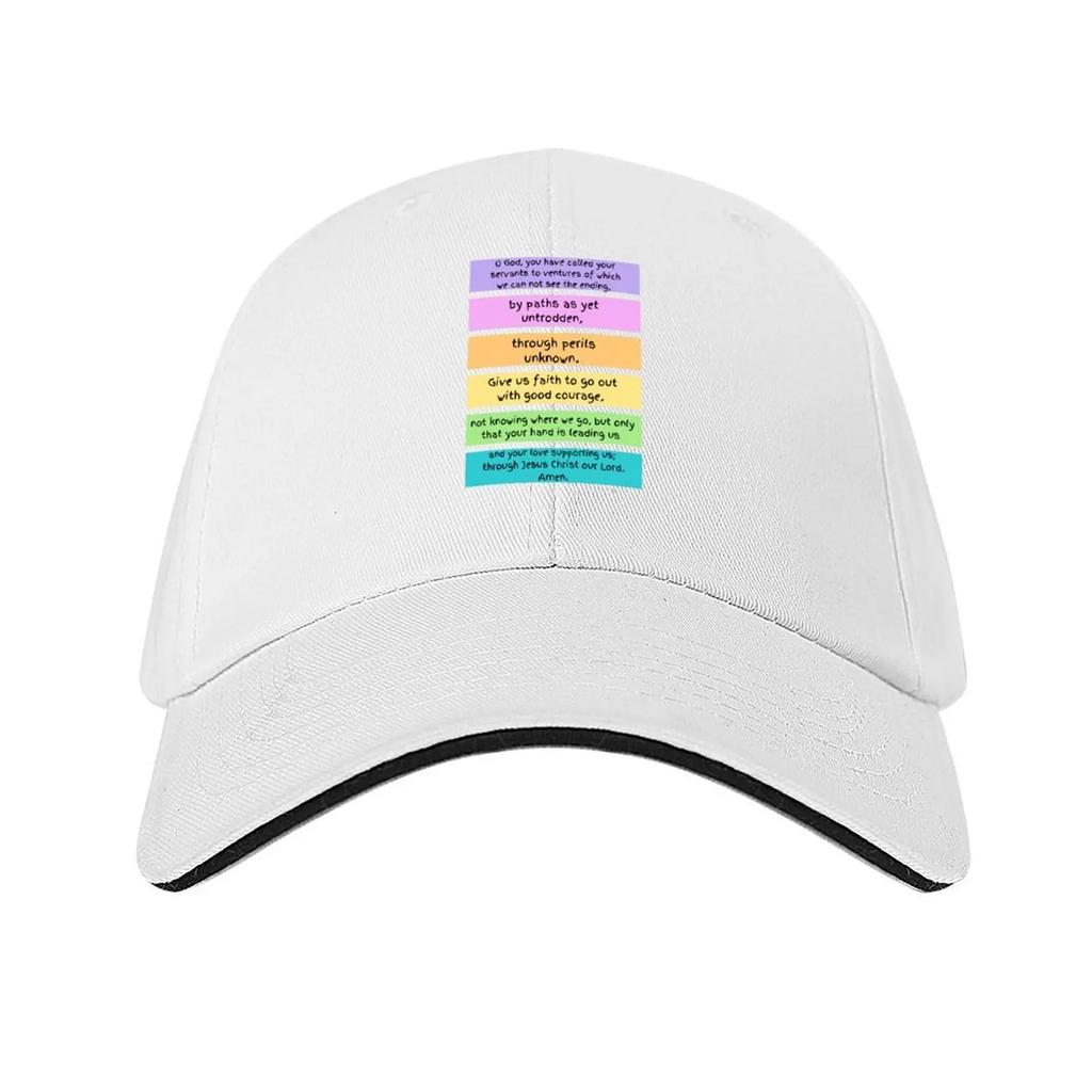 Prayer of Good Courage Baseball Cap Custom Caps Birthday Christmas Hat Rave Female Mens