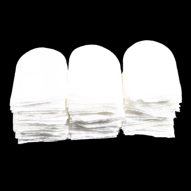 120Pcs U-shaped Disposable Cotton Makeup Pads Hand Insert Non-woven Facial Cleansing Wipe Cosmetic Removal Supply