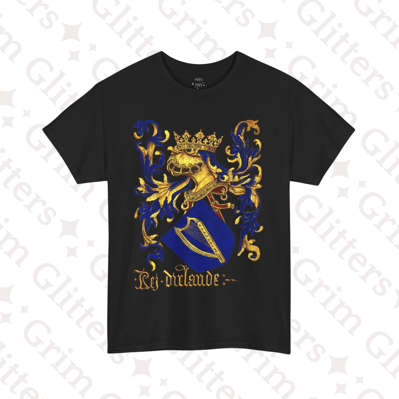 King of Ireland T-Shirt: Medieval Heraldry, Irish Coat of Arms M
