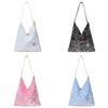 Shimmering Sequin Bucket Bag With Large Capacity For Casual Day And Night Out