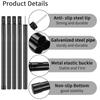 Telescopic Tent Poles Set of 2 Universal Adjustable Aluminium Camping Awning Poles Sun Sail Shelter Rods Tarp Tent Accessories