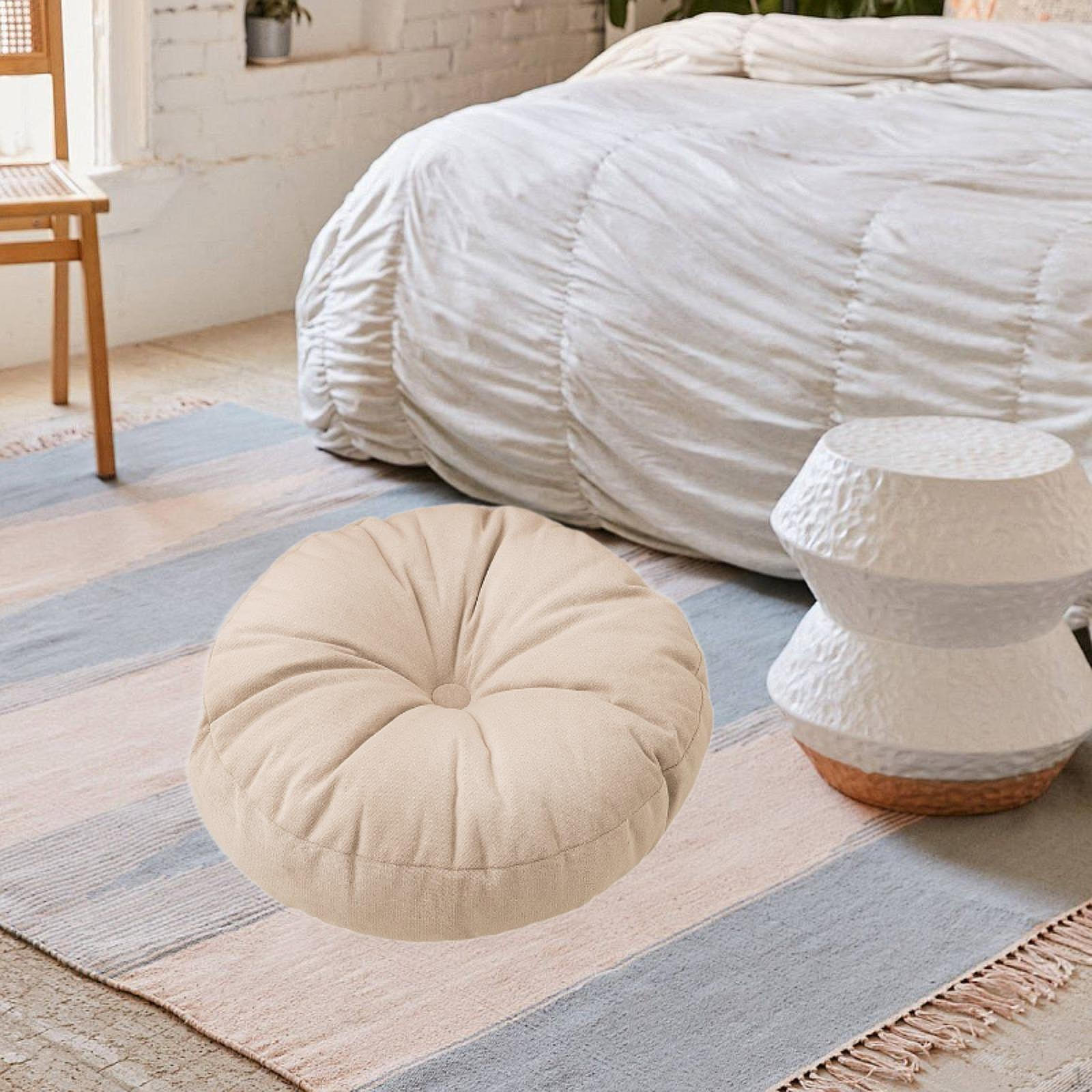 

Подушка для сидения на полу и медитации дома бежевый