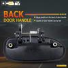 OCPTY Door Handle Exterior Rear Driver Left Side Replacement fit 1996-2000 for Honda Civic Outside Door Handle Black