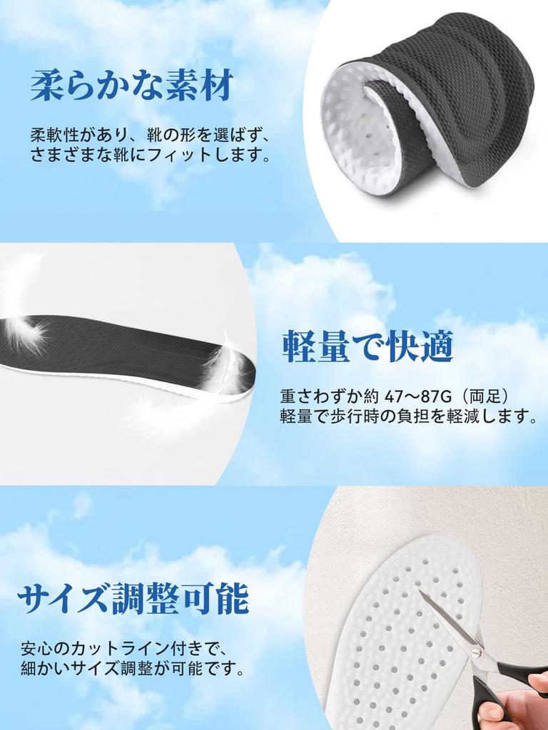High resilience, standing work insoles, no fatigue, shock absorption, ultra-lightweight,