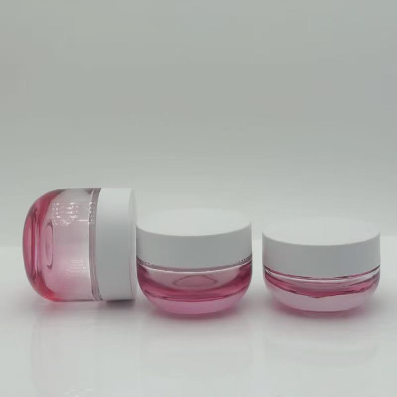 Hot Item: 30g, 50g, 100g Round Bottom Clear Glass Face Cream Bottles - Perfect for Skincare Travel