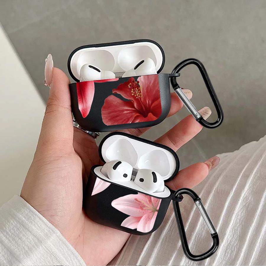 Case For Airpods Pro 1 Pro3 3 2 4 Pro2 Earphone Cases Cover Beautiful Flowers