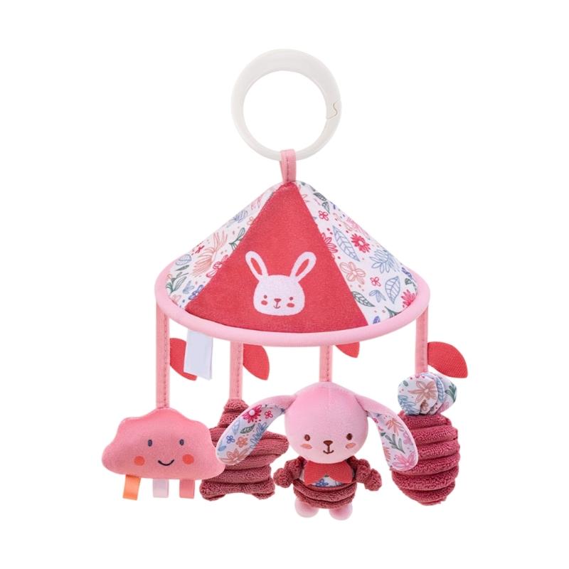 

Baby Stroller Hanging Rattle Crib Mobile Toy For Infant Lovely Animal Design Teether Plush Toy for Stroller Bed Decors