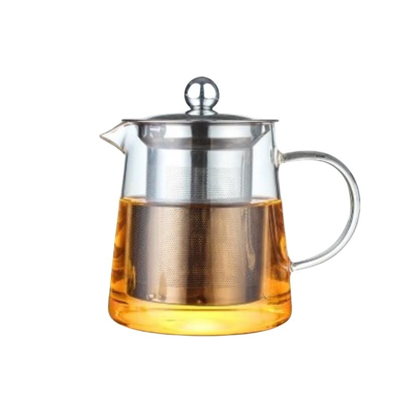 High Borosilicate Glass Teapot with Stainless Steel Infuser