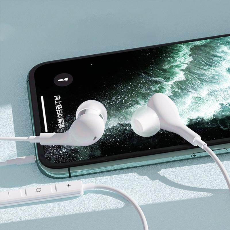 Écouteurs Type C Dotés d'Écouteurs USB C Ergonomiques et d'un Câble de 120 cm pour une Expérience Musicale Immersive