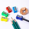 Rastgele Karışık Renkli Kalemtraş 5 Adet/Paket Çeşitli Plastik Tek Delikli Manuel Kalemtraşlar Okul Kırtasiye Malzemeleri ZYF