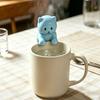 Cup Edge Clip-on Mini Fan Cartoon Animal Cooling Fan Rechargeable Cat Bear Shaped Hot Drinks Coffee Tea Meals Dishware Food Cooler Fan