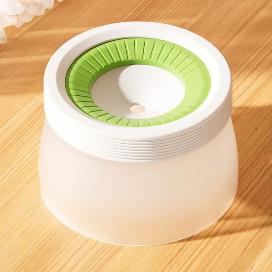 Pomalý dávkovač vody pro psy 1200 ml 600 ml Miska na vodu pro domácí mazlíčky proti rozlití Design s plovoucím diskem Bez nepořádku Dávkovač vody pro kočky psy