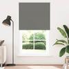 Blackout Roller Blind Grey 125x230 cm Fabric Width 121.6 cm Polyester