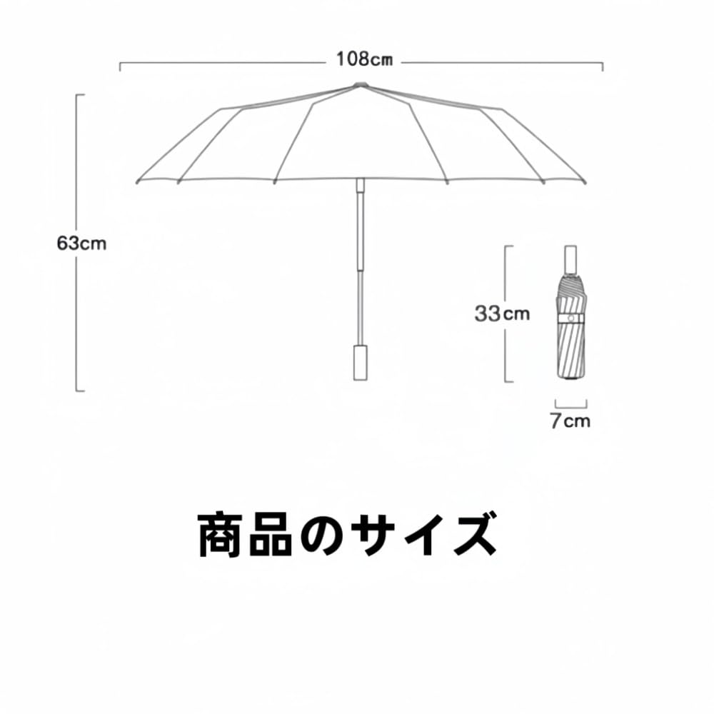 Folding Folding Automatic Opening and 24 UV For Sunny and Rainy Rainy Typhoon UV Storage Pouch and One Size Fits Umbrella, Umbrella, Parasol,