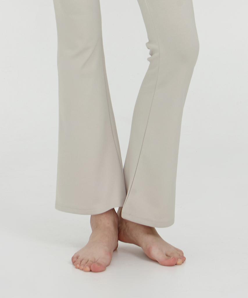 Debiweeo Comfortable Bootcut Pants Devi-B0060-Oatmeal