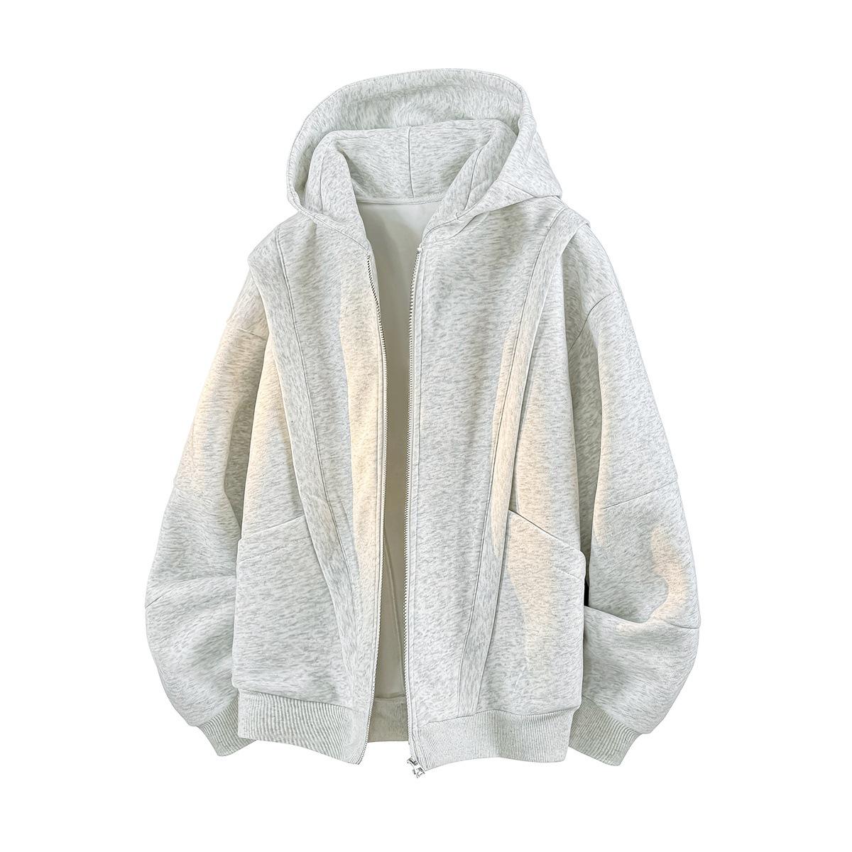 

Men s Designer Hooded Fleece-Lined Jacket - Autumn/Winter 2025 Silhouette Cleanfit Style 5XL (205-230 kg)