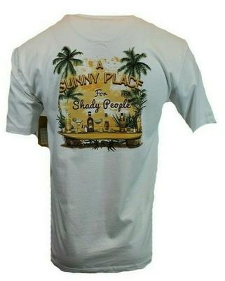 Hawaiian Mens T Shirt S M L XL XXL White Drinks Surf Funny Graphic Tee NEW