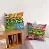 Game My Singing Monsters Cushion Cover Cushion Room Bedroom Headboard Sofa Living Backrest Nap Time Pillow Case