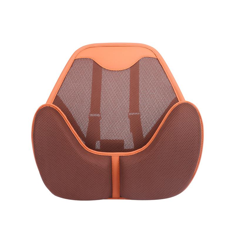 Summer Ice Silk Car Seat Cushion Universal Four Seasons Driver Waist Support Memory Cotton Ventilated Comfort Pad