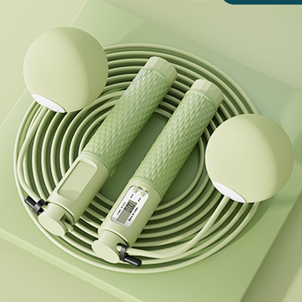 Jump Rope with Counter Smart Electronic Ropeless Jump Rope with Weight Ball for Indoor Outdoor