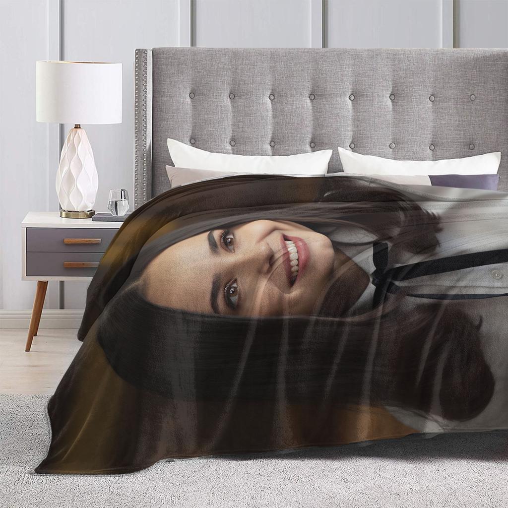 Actor Sofia Carson Blanket Quality Soft Warm Throw Blanket Winter Girls Boys Couch Bed Fluffy Bedspread