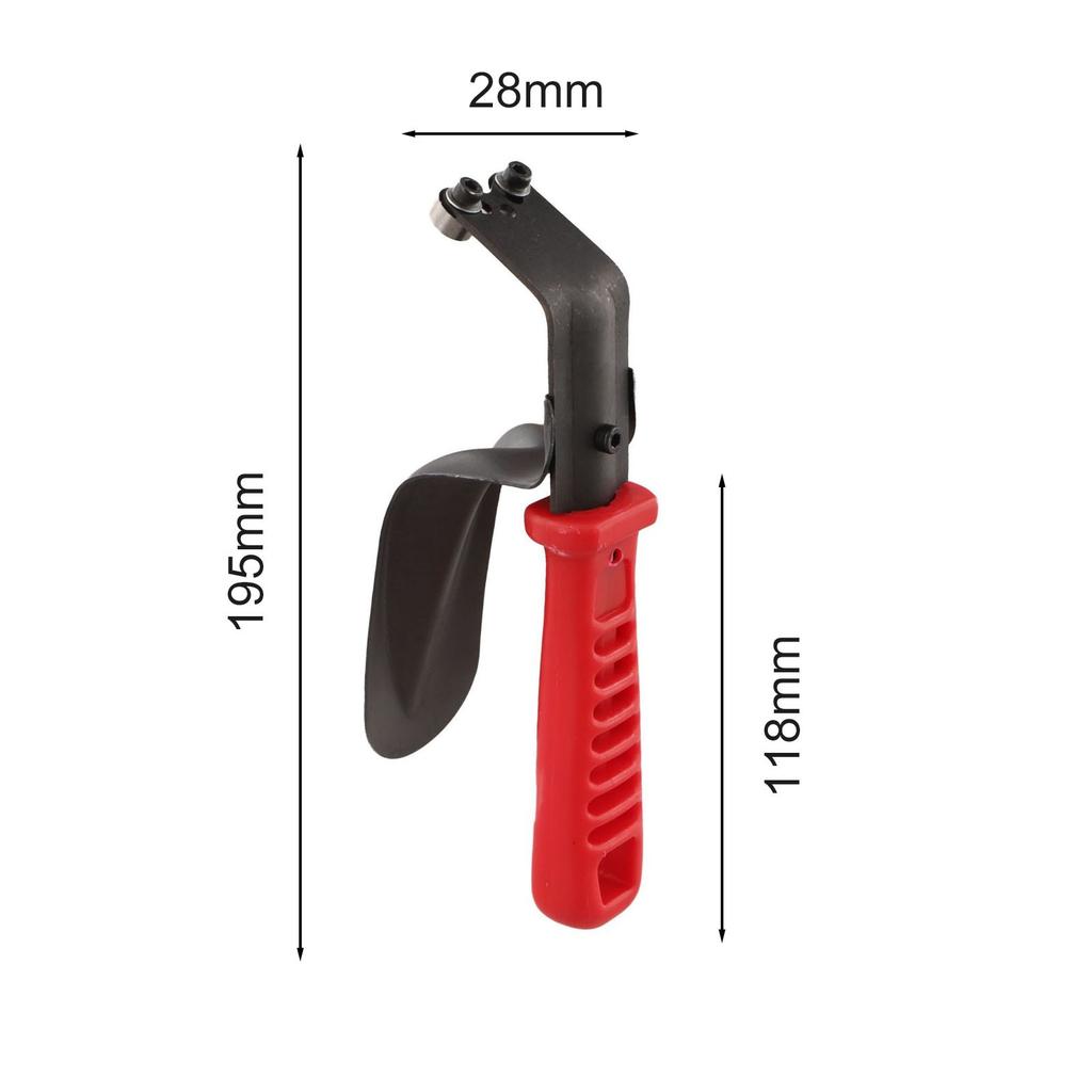 Wear Two Round Hole Cutters Double Sided Trimmer Sheet Metal Trimmer