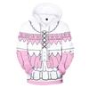 Miss Kobayashi's Dragon Maid Kanna Kamui Cosplay Hoodie Hip Hop Graphic Sweatshirt Poleron Hombre Streetwear Harajuku Clothes