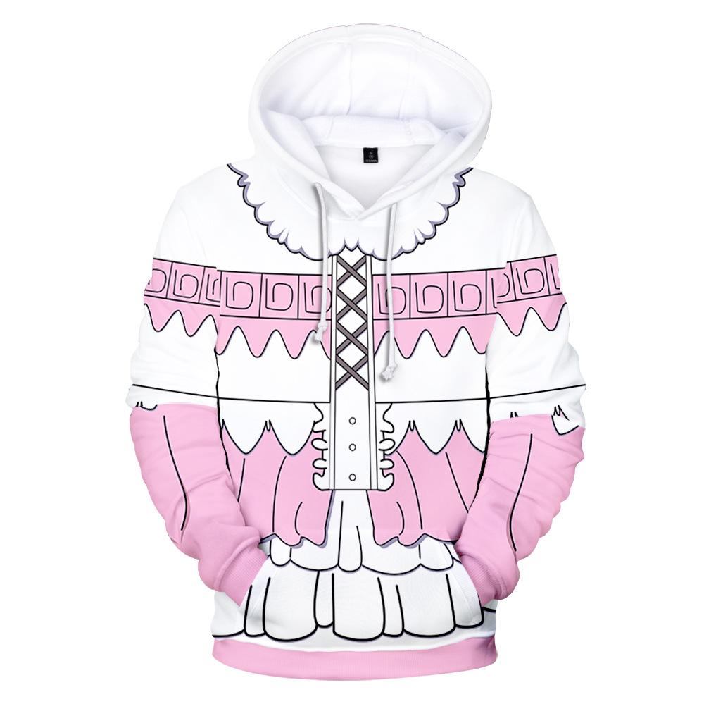 Miss Kobayashi's Dragon Maid Kanna Kamui Cosplay Hoodie Hip Hop Graphic Sweatshirt Poleron Hombre Streetwear Harajuku Clothes