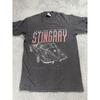 Vintage 1996 Corvette 1963 Split Window Stingray Shirt Hanes Beefy-T Schwarz Klein Unisex T-Shirt