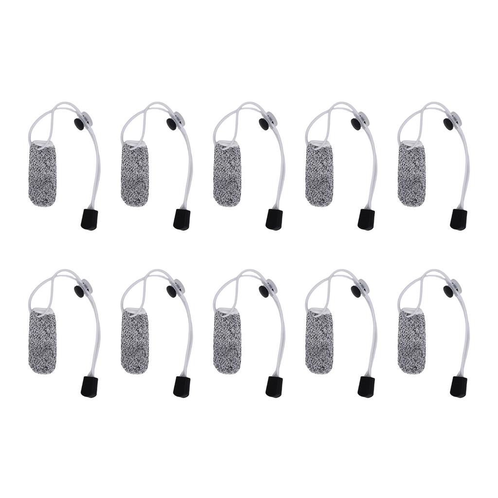 10pcs Single Finger Fishing Glove HPPE Anti Slip Anti Scratch Adjustable Breathable Soft Fishing Finger Protector for Outdoor Fishing Equipment