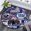 NY Giants Pattern Round rug,Carpet Rug for Living Room Bedroom Playroom ,Non-slip Floor Mat,Holiday Gifts and Birthday Gifts.