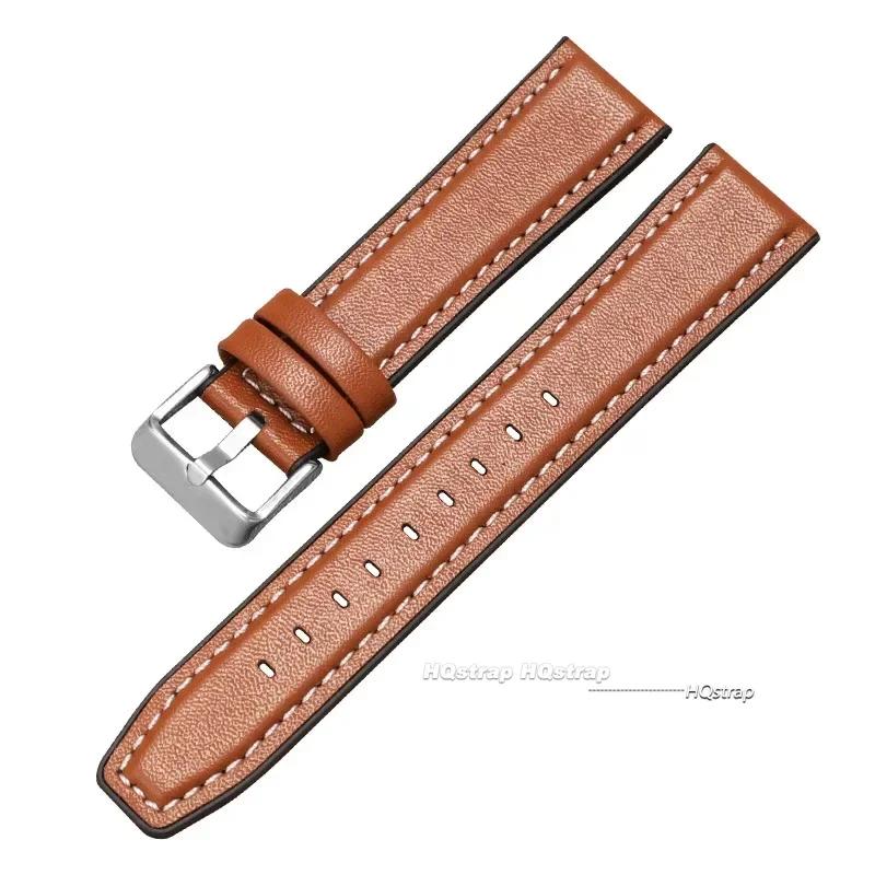 20mm 22mm Leather Watch Straps for Huawei Watch 4/3/GT3/2 Pro Watchband for Samsung for Amazfit GTR 4/GTS 4 47MM 42MM Bracelet