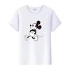 Vintage Unisex Cartoon Tshirt Mickey Mouse Tops Graphic Clothes Summer Blouses Short Sleeve T-shirt White Tees