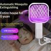 Summer New Usb Uv Light Mosquito Swatter Trap Portable Killer Lamp Electric Shock Mini Fly Bug Zapper For Bedroom Outdoor